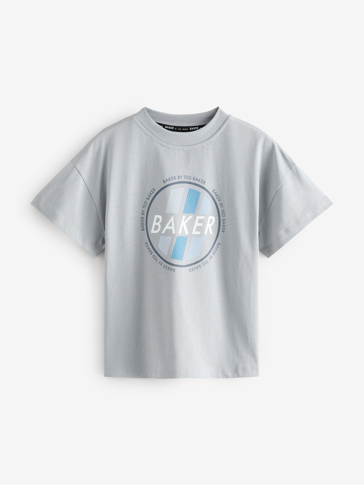 Baker by Ted Baker Graphic Print T-Shirts 3 Pack - Image 4 of 8