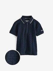 Baker by Ted Baker Textured Polo Shirt - Image 2 of 7