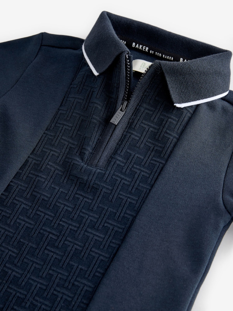 Baker by Ted Baker Textured Polo Shirt - Image 7 of 7