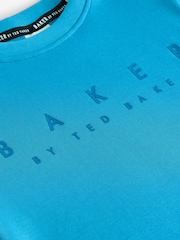 Baker by Ted Baker Blue Tape T-Shirt - Image 4 of 5