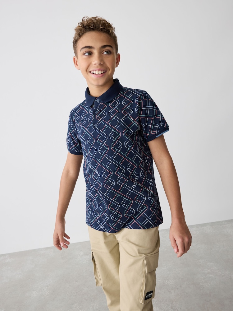 Baker by Ted Baker Polo Shirt - Image 1 of 11 Baker by Ted Baker Polo Shirt - Image 1 of 11