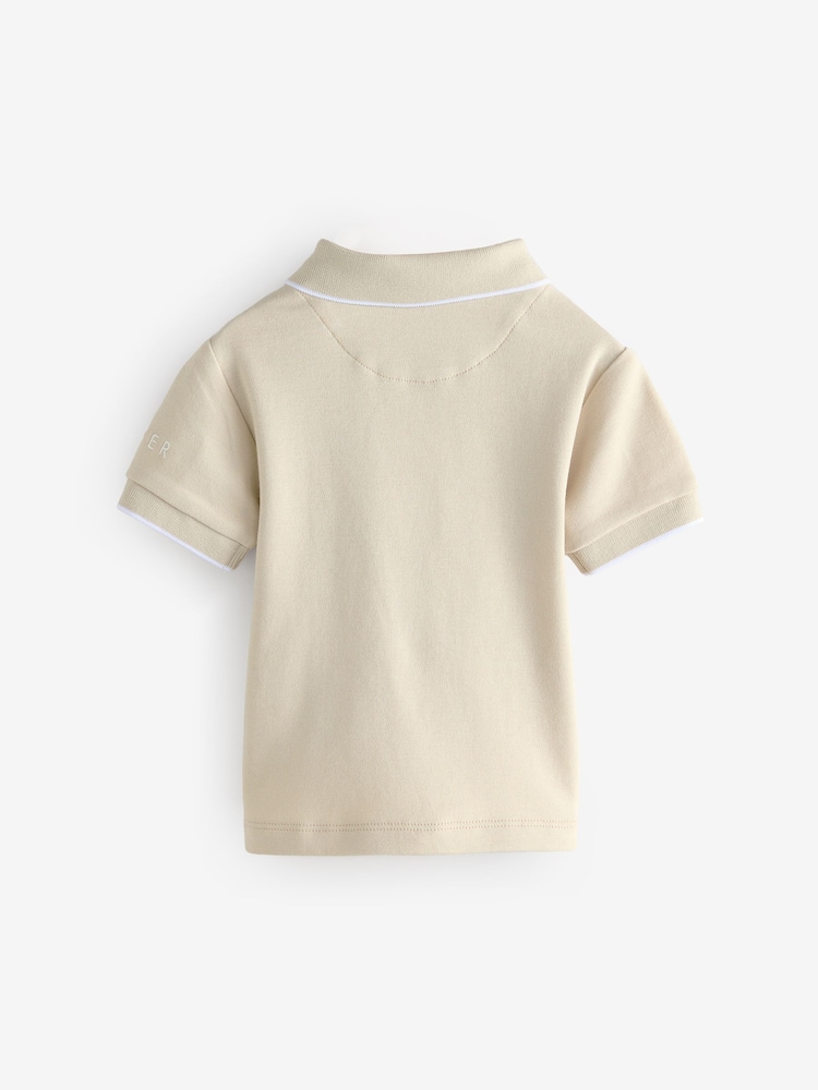 Piatră - Tricou polo texturat Baker by Ted Baker - Image 3 of 7