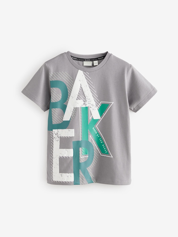 Baker by Ted Baker Graphic 100% Cotton T-Shirt - Image 1 of 5