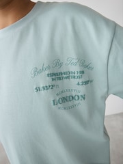 Baker by Ted Baker Blue Graphic T-Shirt - Image 3 of 8