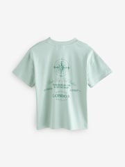 Baker by Ted Baker Blue Graphic T-Shirt - Image 5 of 8