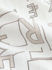 Baker by Ted Baker Grey Graphic 100% Cotton T-Shirt - Image 3 of 5