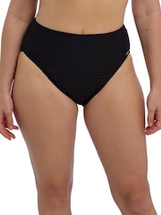 Fantasie Black High Waist Beach Waves Bikini Bottoms - Image 1 of 4