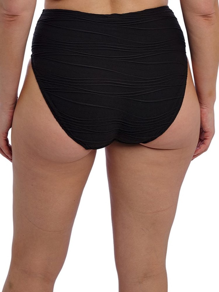 Fantasie Black High Waist Beach Waves Bikini Bottoms - Image 2 of 4