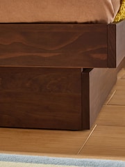 MADE.COM Dark Brown Meiko Platform Bed - Image 3 of 5
