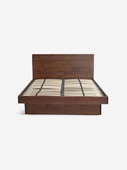 MADE.COM Dark Brown Meiko Platform Bed - Image 5 of 5