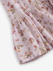Flieder/Violett geblümt - Sommerkleid mit Puffärmeln (3–16Jahre) - Bild 8 von 8