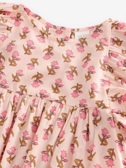 Pink Printed Ruffle Summer Dress (3-16yrs) - Image 7 of 8