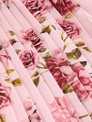 Pink Floral Cold-Shoulder Jumpsuit (3-16yrs) - Image 8 of 8