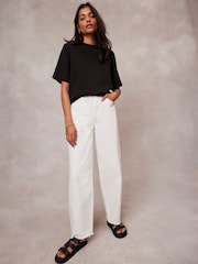 Mint Velvet Black Ultimate T-Shirt - Image 1 of 4