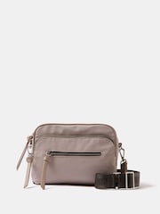 Mint Velvet Cream Nylon Cross-Body Bag - Image 2 of 3