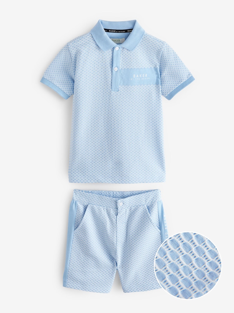 Baker by Ted Baker Polo Shirt And Shorts Set - Image 7 of 11