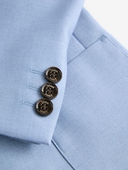 Bleu moyen - Veste de costume Baker by Ted Baker - Image 10 de 11