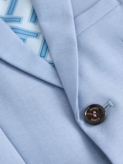 Bleu moyen - Veste de costume Baker by Ted Baker - Image 11 de 11