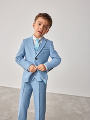 Bleu moyen - Veste de costume Baker by Ted Baker - Image 2 de 11