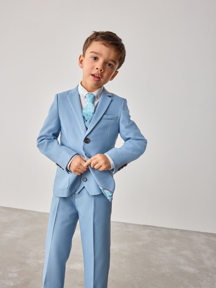 Bleu moyen - Veste de costume Baker by Ted Baker - Image 2 of 11