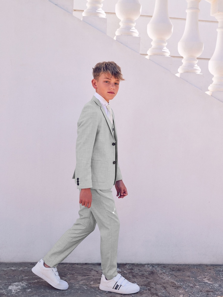 Grijs - Baker By Ted Baker kostuumbroek - Image 3 of 10