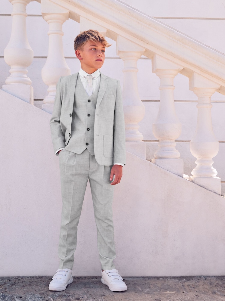 Grijs - Baker By Ted Baker kostuumbroek - Image 4 of 10