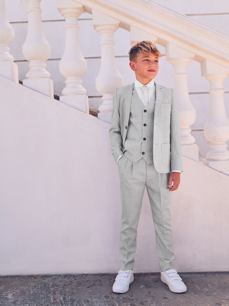 Grijs - Baker By Ted Baker kostuumbroek - Image 5 of 10