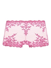 Wacoal Chateau Rose Pink Embrace Lace Boyshort Knickers - Image 4 of 4