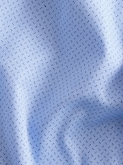 Indigo Blue/Denim Blue Dot/White Geo Regular Fit Single Cuff Easy Care Smart Shirts 3 Pack - Image 10 of 10