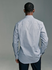 Blue Gingham/Red Gingham Regular Fit Easy Iron Oxford Shirts 2 Packs - Image 5 of 13