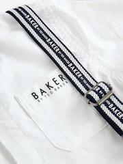 Песочный - Baker by Ted Baker рубашка, брюки и подтяжки - Изображение 9 из 10