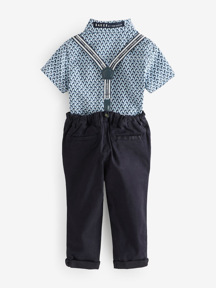 Baker by Ted Baker Shirt, Trousers and Braces Set - Image 8 of 13