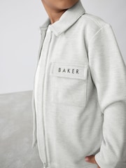 رمادي - طقم سترة وتيشرت وبنطلون بملمس مميز من Baker by Ted Baker - صورة 12 من 20