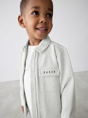 رمادي - طقم سترة وتيشرت وبنطلون بملمس مميز من Baker by Ted Baker - صورة 13 من 20