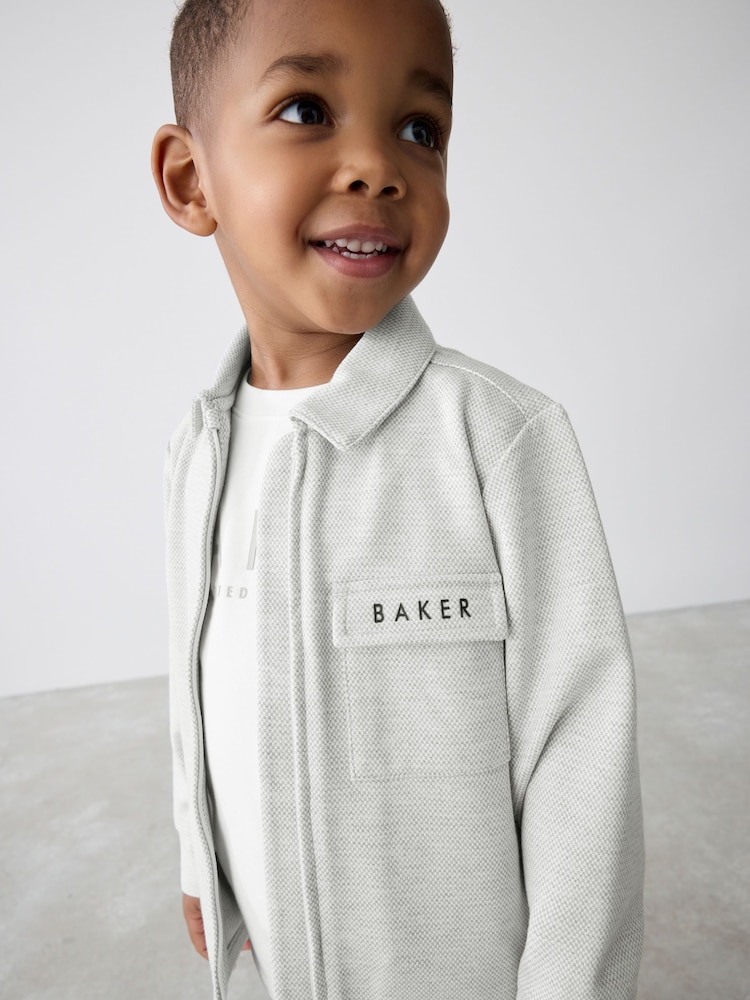 Ensemble Baker by Ted Baker veste texturée gris et pantalon - Image 13 of 20