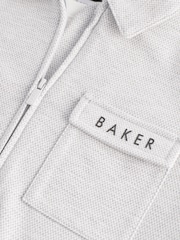 رمادي - طقم سترة وتيشرت وبنطلون بملمس مميز من Baker by Ted Baker - صورة 19 من 20