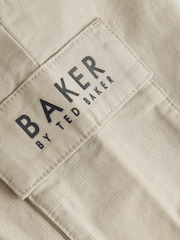 Baker by Ted Baker Stone Cargo Trousers And T-Shirt Set - Imagen 16 de 16