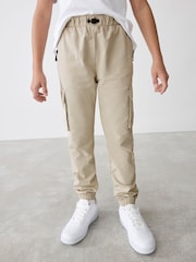 Baker by Ted Baker Stone Cargo Trousers And T-Shirt Set - Imagen 4 de 16