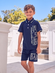 Baker by Ted Baker 100% Cotton Polo Shirt and Shorts Set - Image 1 of 15