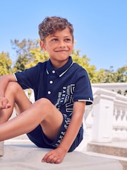 Baker by Ted Baker 100% Cotton Polo Shirt and Shorts Set - Image 4 of 15