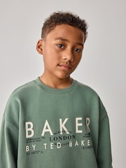 Baker by Ted Baker Graphic Sweatshirt And Cargo Joggers Set - Image 3 of 12