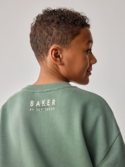 Baker by Ted Baker Graphic Sweatshirt And Cargo Joggers Set - Image 4 of 12