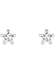 Simply Silver Silver Tone 925 Cubic Zirconia Star Earrings - Hanging Star - Image 2 of 3