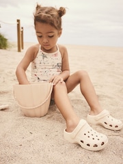 Neutral White Standard Fit (F) Clogs Sandals - Image 2 of 8