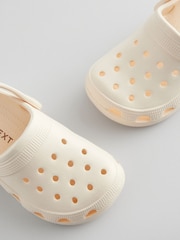 Neutral White Standard Fit (F) Clogs Sandals - Image 8 of 8