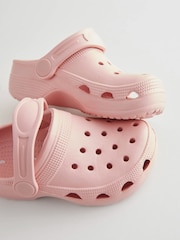 Pink Rust Standard Fit (F) Clogs Sandals - Image 4 of 6