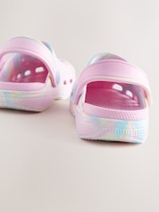Pink Marble Standard Fit (F) Marble Comfort Clogs - Image 5 of 5