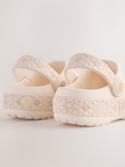Neutral White Mermaid Light Up Clogs - Image 5 of 7