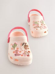 Peach Pink Western Character Clogs - Image 5 of 7