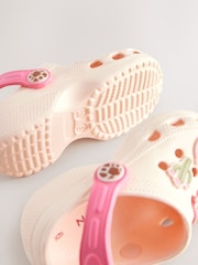 Peach Pink Western Character Clogs - Image 7 of 7